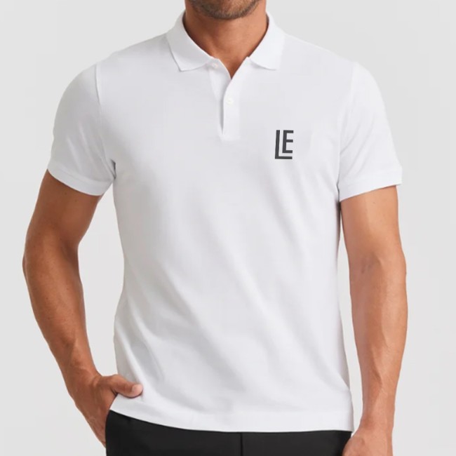 London Essence Polo Shirts - White Medium